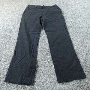 Gap Pants Mens 30X30‎ Black Gray Dress Trousers Flat Front Straight Leg Work Y2K